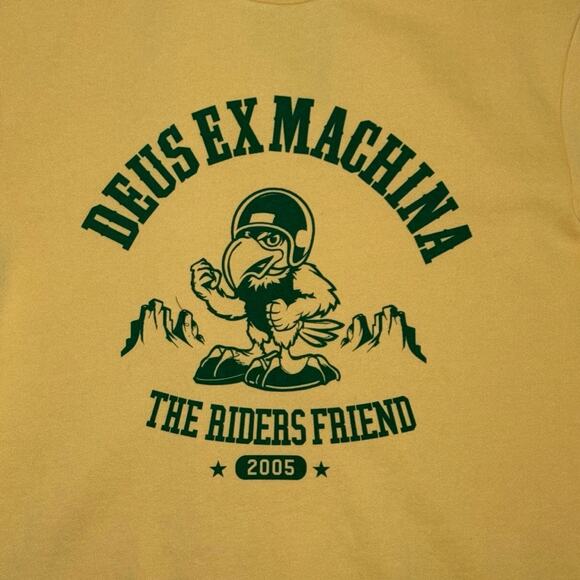 Deus Ex Machina Deus U Crew Sweatshirt Solar Power XL NWT 100% Cotton - Picture 3 of 9